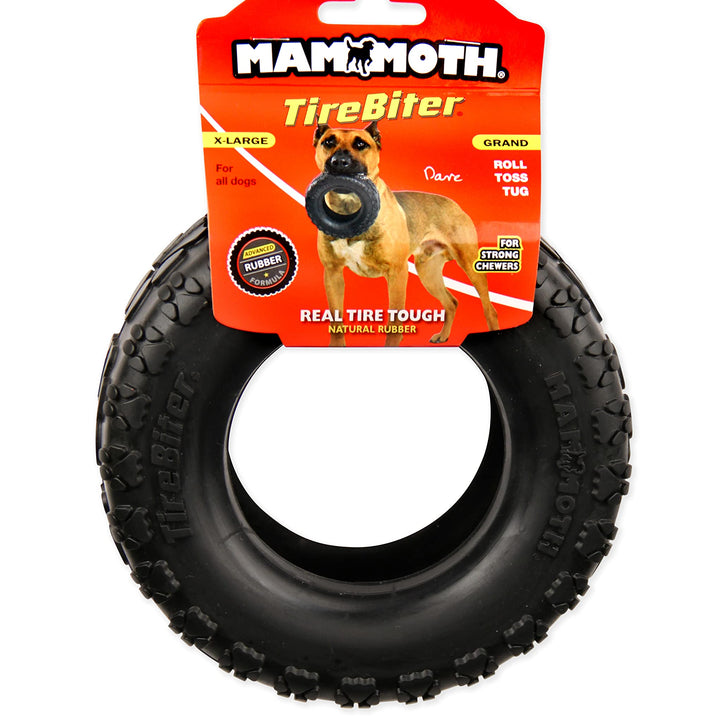 Mammoth TireBiterII  Natural Rubber Dog Toys for Extreme Chewers  Dog Toys for Extra Long Interactive Play  Aggressive Chewer Toys for Large - X-Large Dogs - X-Large 7