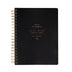 Fringe Studio 2024 Spiral Weekly Planner, Aug 2023 - Dec 2024, 17 Month, Faux Leather Cover, STANDARD BLACK ", 236 Pages, 9.78" x 6.75" (844502)