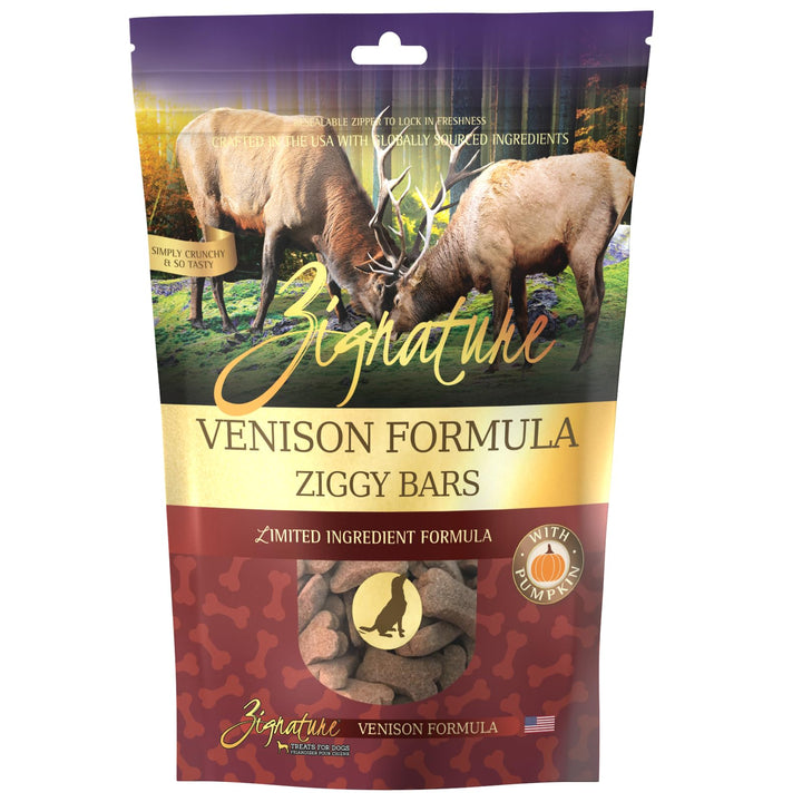 Zignature Venison Limited Ingredient Formula Biscuit Dog Treats 12oz 12 Ounce (Pack of 1)