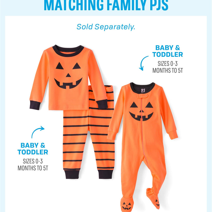 The Children's Place Baby and Toddler, Halloween Pumpkin Pajamas, Cotton Baby/Toddler 2 Piece 6-9 Months Pumpkin 2 Piece