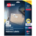 Avery Return Address Labels with Sure Feed and Easy Peel Technology, Glossy White Labels, 2/3" x 1-3/4", Permanent Adhesive, Laser/Inkjet, 600 Glossy Labels (6523) 600 labels 2/3" x 1-3/4"