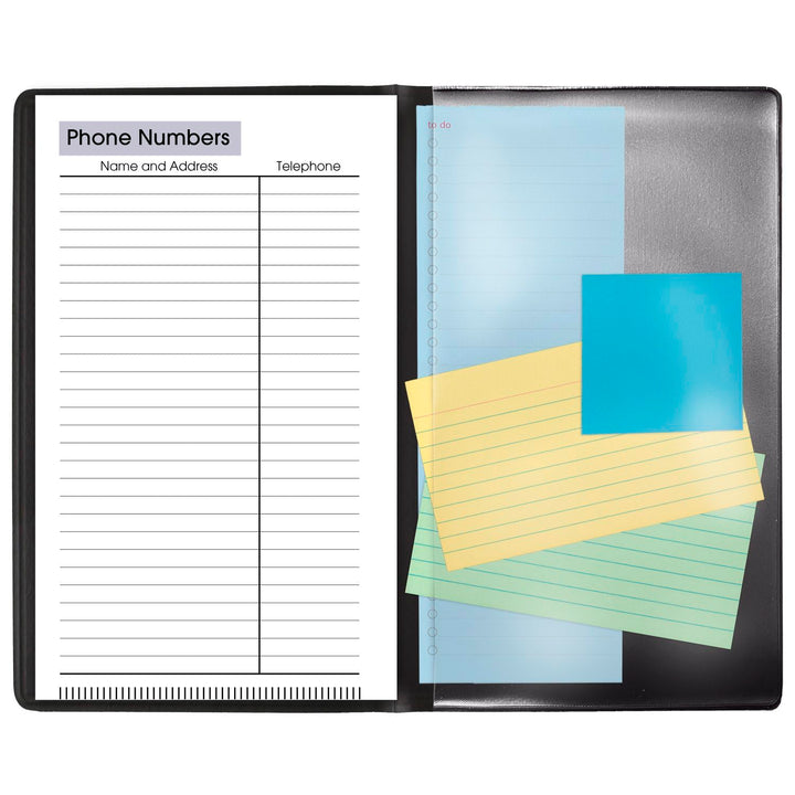 AT-A-GLANCE Planner 2024-2025 Academic, Weekly Pocket Planner, 3-1/2" x 6", Flexible Cover, DayMinder, Black (AY4800) Pocket Size 2024-2025 New Edition