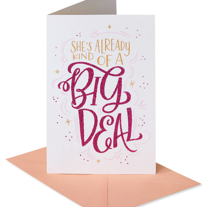 American Greetings Baby Shower Card for Girl (Haven't Met Her Yet)