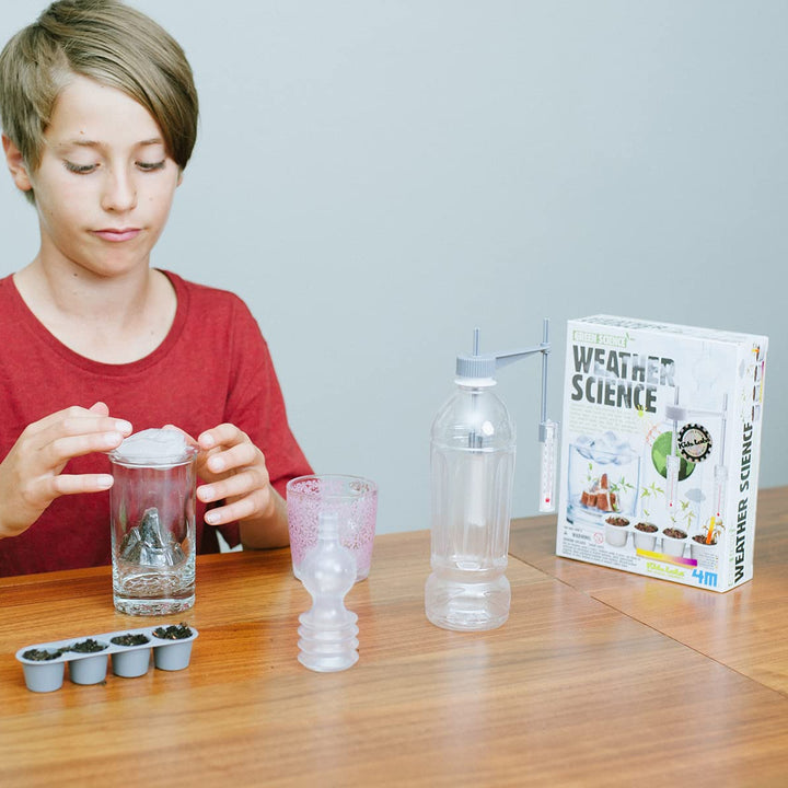 4M Toysmith: Green Science Kits Weather Science Kit, Exciting Activity to Help you Understand How our Weather Works, STEM, Mini Observatory, For Boys & Girls Ages 8 and up