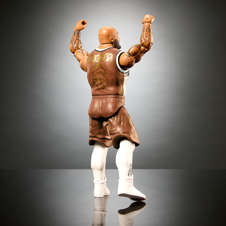 Mattel WWE Action Figure, Series #142 Top Dolla 6-inch Collectible with 10 Articulation Points & Life-Like Look