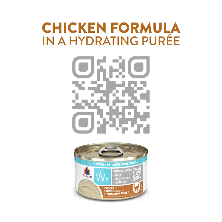 Weruva Wx Phos Focused, Chicken Formula in Gravy, 3oz Can (Pack of 12) 3.00 Ounce (Pack of 12)