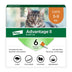 Advantage II Small Cat Vet-Recommended Flea Treatment & Prevention | Cats 5-9 lbs. | 6-Month Supply 6 Pack Small Cat only