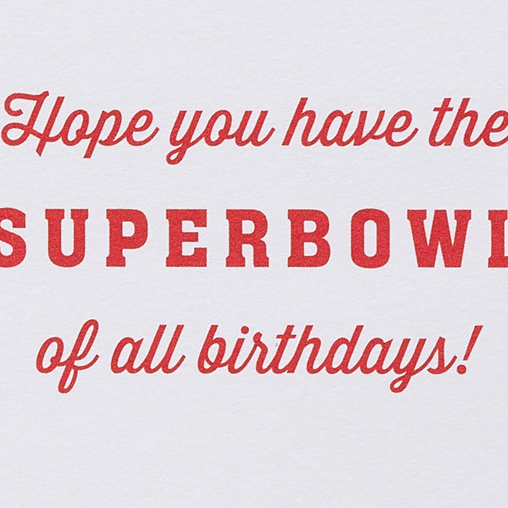 Papyrus Birthday Card (The Superbowl of All Birthdays) The Superbowl of All Birthdays