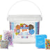 Elmer's Gue Premade Includes 5 Sets of Slime Add-ins, 3 Lb. Bucket, Glassy Clear