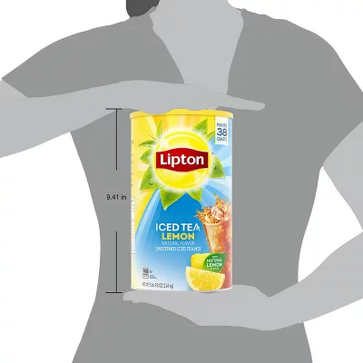 Lipton Sweetened Iced Tea Mix, Lemon, 89.8 Oz.