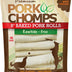 Pork Chomps Baked Pork Skin Dog Chews, 8-inch Rolls, 18 Count (Pack of 1) 18 Count (Pack of 1)