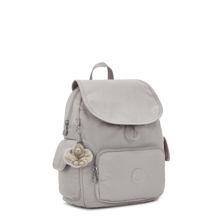 Kipling Women's City Pack Backpack, All-Day Versatile Daypack Grey Gris