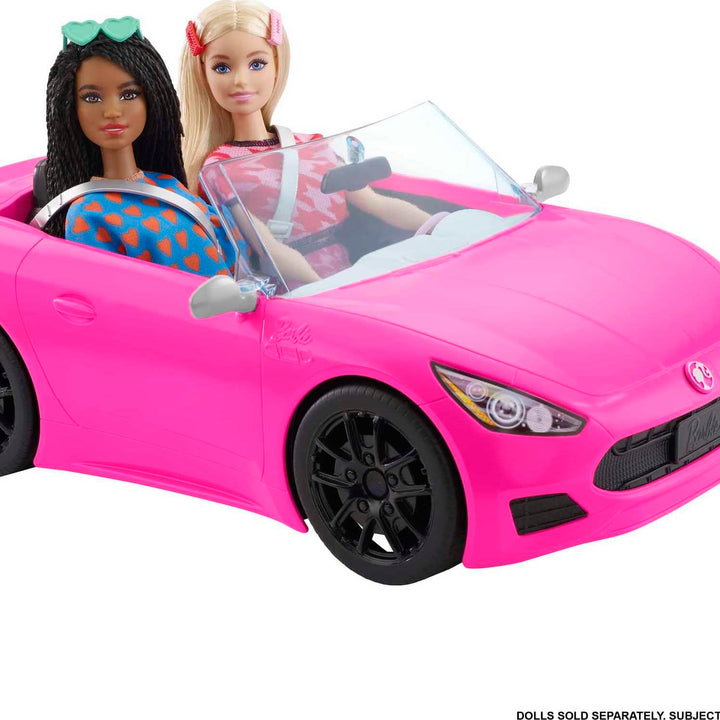 Bundle of Barbie and Ken Doll 2-Pack  + Barbie Convertible 2-Seater Vehicle Doll 2-Pack  + Convertible