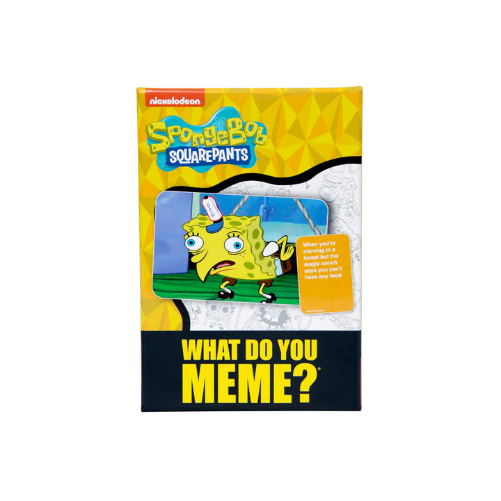 WHAT DO YOU MEME?® Spongebob Squarepants Expansion Pack - Family Card Games for Kids and Adults