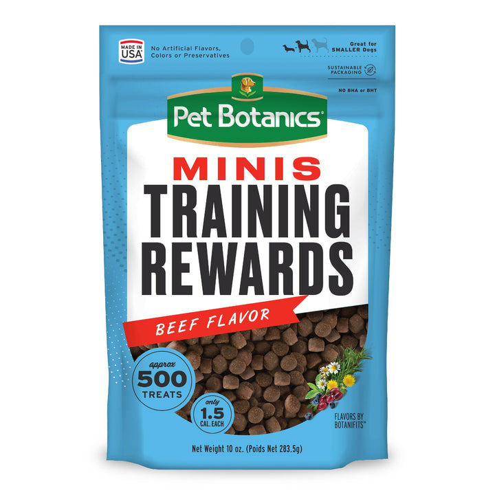 Pet Botanics 4 oz. Pouch Training Reward Mini Soft & Chewy, Duck and Bacon Flavor, with 200 Treats Per Bag, The Choice of Top Trainers Grain Free Duck & Bacon 4 Ounce (Pack of 1)