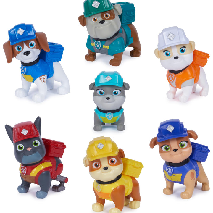 Rubble & Crew, Toy Figures Gift Pack, with 7 Collectible Action Figures, Kids Toys for Boys & Girls Ages 3+