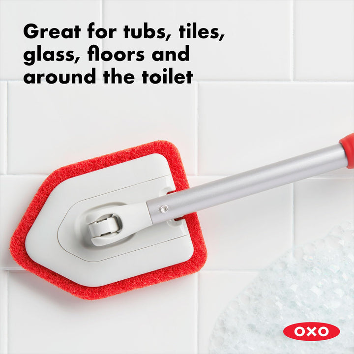 OXO Good Grips Extendable Shower, Tub and Tile Scrubber - 42 inches