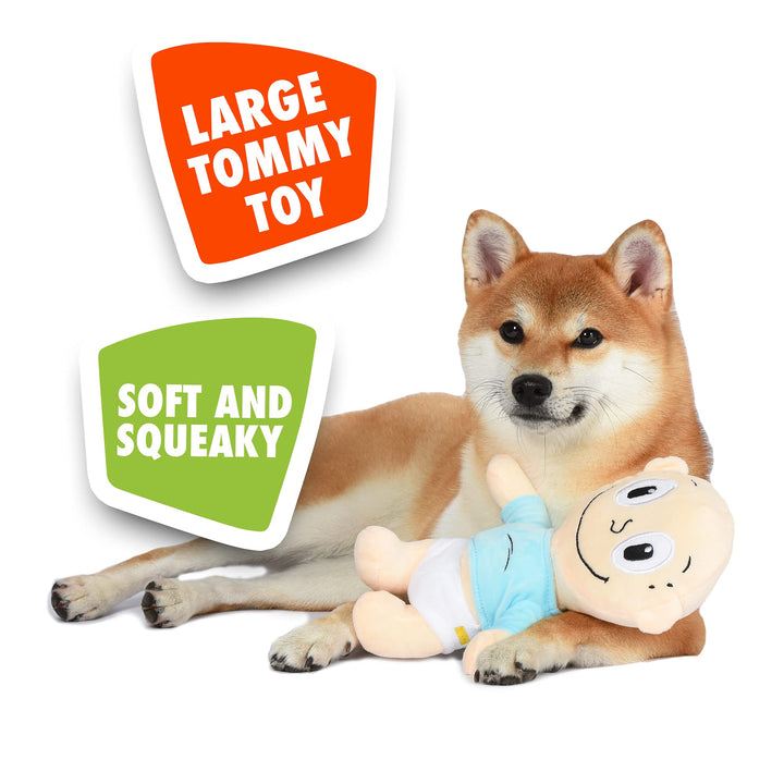 Nickelodeon for Pets Rugrats Tommy Pickles Plush Dog Toy - 12 Inch Baby Nickelodeon Toys - Rugrats Toys for Dogs from Nickelodeon 90s Rugrats TV Show - Nickelodeon Large Plush Toys for Dogs Tommy Plush