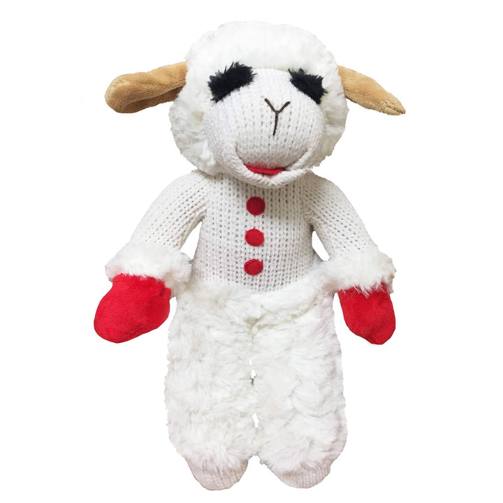 Multipet Standing Lamb Chop 13" Dog Toy White 13" Standing