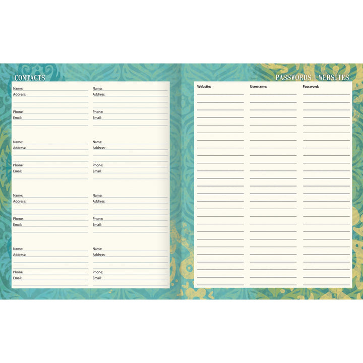 WSBL Bohemian 2025 Monthly Planner (25997050010)