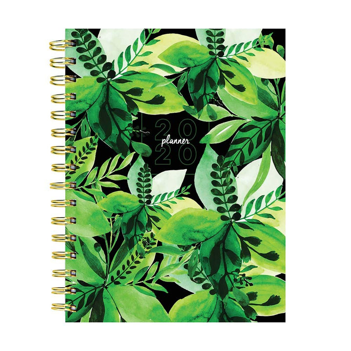 2020 Lush Leaves Medium Weekly Monthly Planner