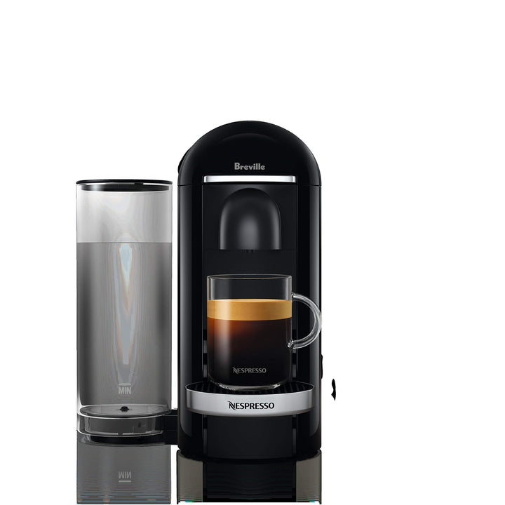 Nespresso Vertuo Plus Deluxe Coffee and Espresso Maker by Breville, Black Machine