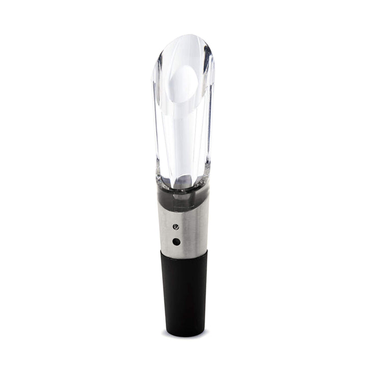 Rabbit W6127 Wine Aerator and Pourer, 1.1 x 1.1 x 5.2 inches, Clear/Stainless Steel 5.2 Inch Stainless