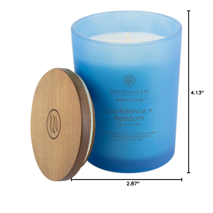 Chesapeake Bay Candle Medium Jar Scented Candle, Serenity + Calm (Lavender Thyme), Home Décor, Orange, Gifting Idea, Burn Time of 50 Hours SRENTY/CALM