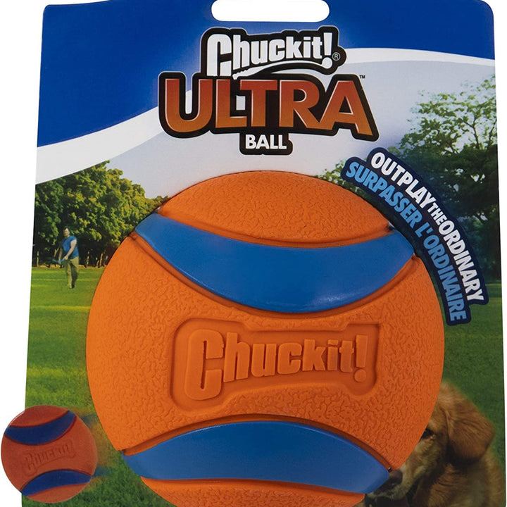 Chuckit Ultra Ball Dog Toy, XXL (4 Inch Diameter), Pack of 1, for breeds 100+ lbs XXL (4" Ball) Ball(s) Only