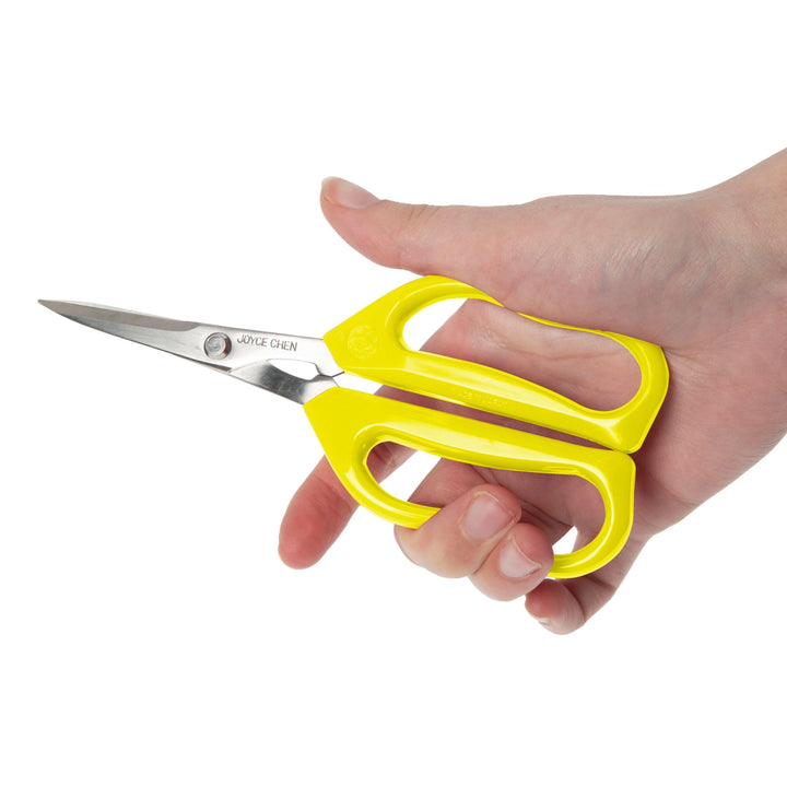 Joyce Chen Original Unlimited Kitchen Scissors All Purpose Dishwasher Safe Kitchen Shears With Comfortable Handles, Yellow 1 Pack