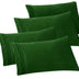 Elegant Comfort 4-PACK Solid Pillowcases 1500 Thread Count Egyptian Quality - Easy Care, Smooth Weave, Wrinkle and Stain Resistant, Easy Slip-On, 4-Piece Set, King Pillowcase, Hunter Green