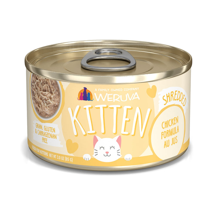 Weruva Kitten, Tuna & Salmon Formula in a Hydrating Purée 3oz Can (Pack of 12) 3 Ounce (Pack of 12)