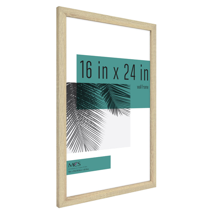 MCS Studio Gallery 20x27 Poster Frame Black Woodgrain, Vertical & Horizontal Wall Hanging Large Picture Frame for Photos, Posters & Art Prints (1-Pack) 1-Pack 20x27 - Select