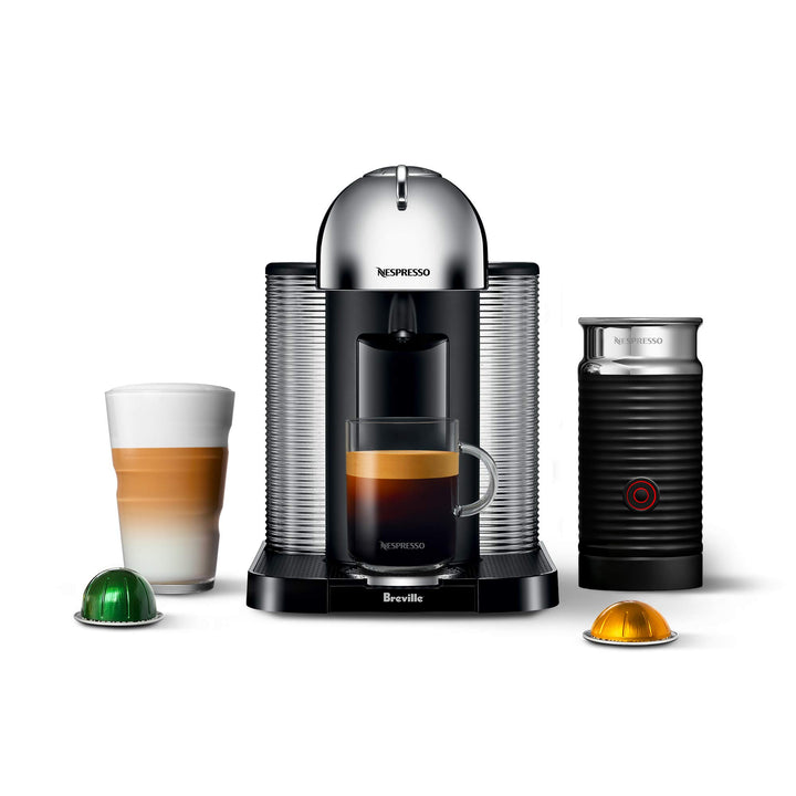 Nespresso Vertuo Coffee and Espresso Maker by Breville Machine + Capsule Set Matte Black