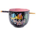 Silver Buffalo The Powerpuff Girls Featuring Blossom, Bubbles, and Buttercup Ceramic Ramen Noodle Rice Bowl with Chopsticks, Microwave Safe, 20 Ounces Multi Boxed Pattern