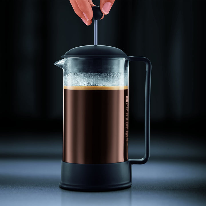 Bodum Brazil French Press Coffee Maker, 51 Ounce, 1.5 Liter, Black 51 oz