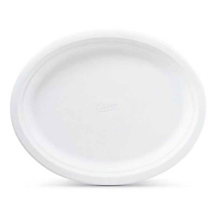 Chinet Classic Platter Paper Plate, 12.63" X 10", 100 Ct.
