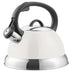 Mr. Coffee Flintshire Stainless Steel Whistling Tea Kettle w/Nylon Handle, 1.75-Quart, Linen