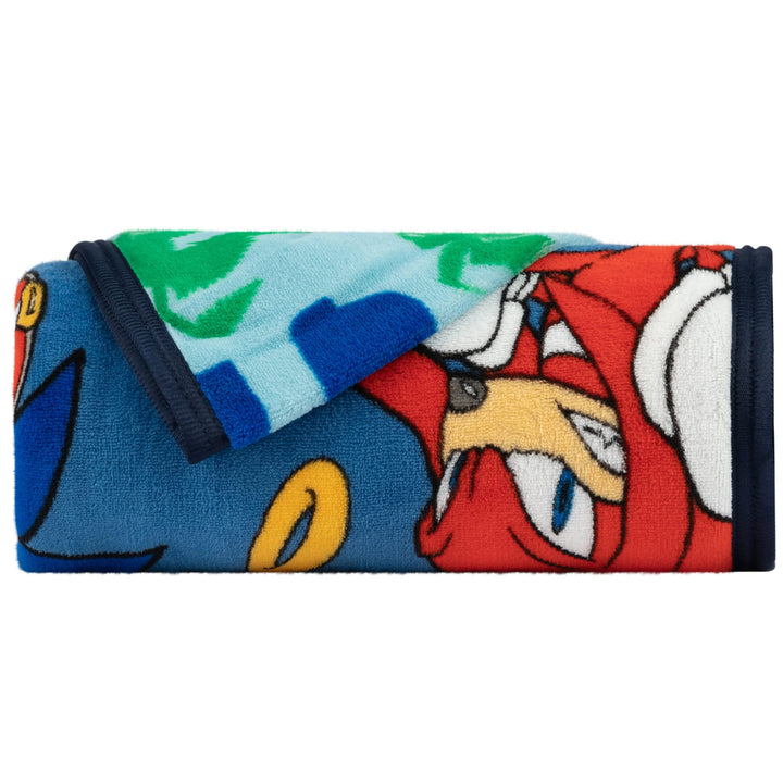 Franco Kids Bedding Super Soft Plush Throw Blanket, 46 in x 60 in, Sonic The Hedgehog, Anime