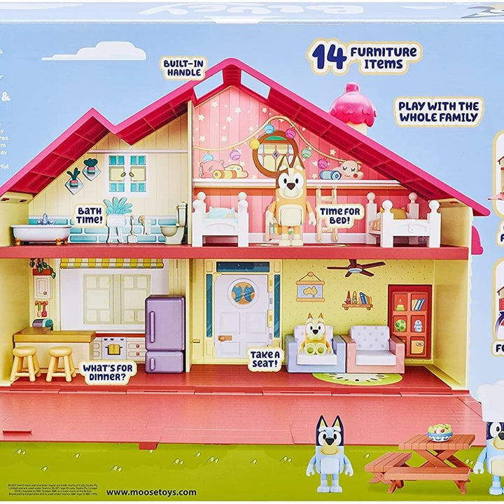 Bluey Mega Bundle Home, BBQ Playset, and 4 Figures |  Exclusive