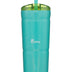 Bubba Envy S Vacuum-Insulated Stainless Steel Tumbler with Lid, Straw, and Removable Bumper, 24oz Reusable Iced Coffee or Water Cup, BPA-Free Travel Tumbler, Island Teal Iridescent