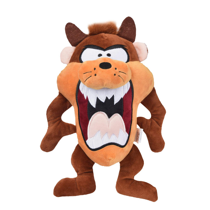 Looney Tunes for Pets Tasmanian Devil Taz Big Head Plush Dog Toy, Stuffed Animal for Dogs | 12-Inch Jumbo Dog Toy for All Dogs | Officially Licensed Dog Toy from Warner Bros Tasmanian Devil Plush 12 Inch