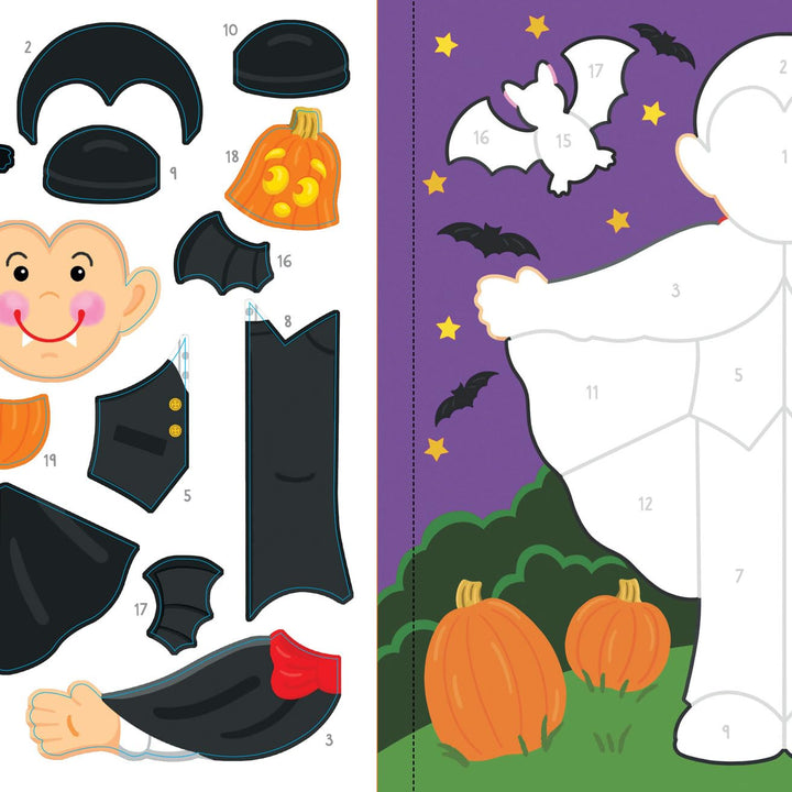 My First Color-By-Sticker Book - Halloween