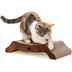 Necoichi Premium Comfort Series Cat Scratcher Curved Lounger and Scratcher Bed (d.Dark Cherry Bed, Regular) d.Dark Cherry Bed