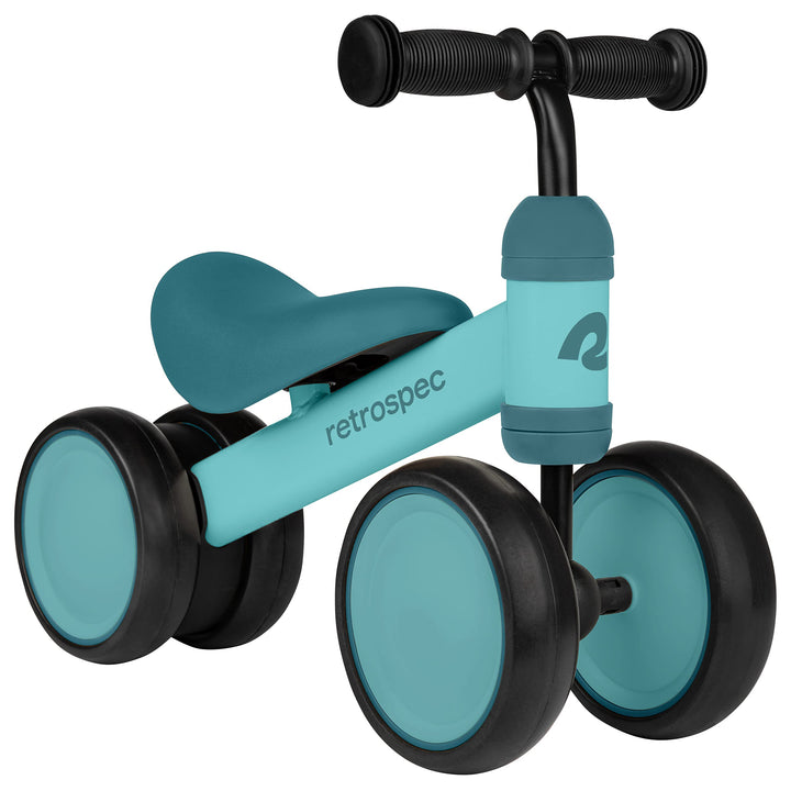 Retrospec Cricket Baby Walker 4-Wheel Balance Bike for Ages 12-24 Months Toddlers | First Birthday Gift - Toddler Bicycle Toy for 1 Year Old’s - Ride On Toys for Boys & Girls Olive Drab One Size