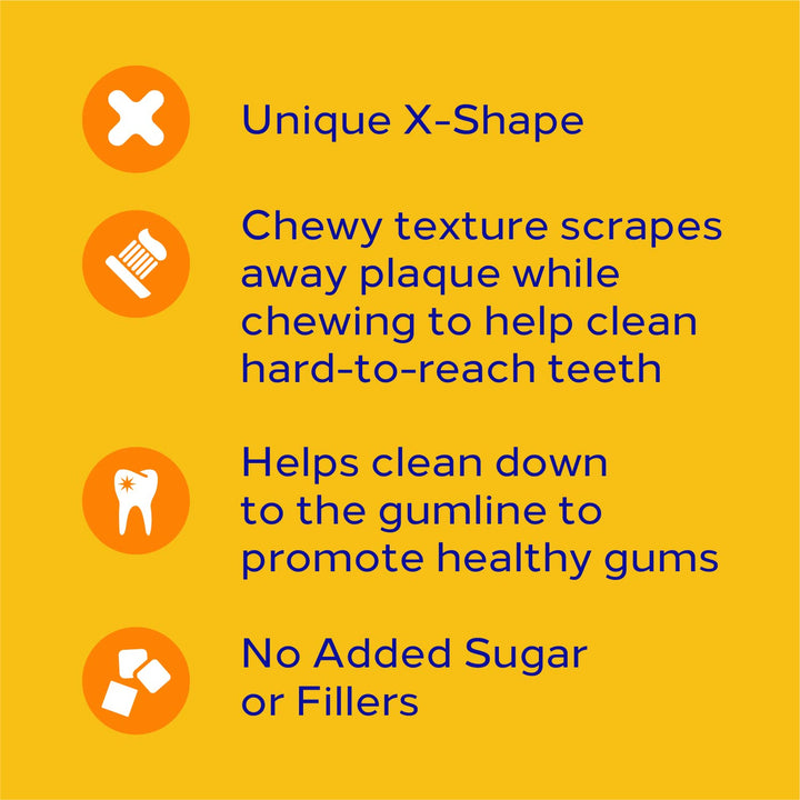 PEDIGREE DENTASTIX Large Dog Dental Treats Original Flavor Dental Bones, 14.99 oz. Pack (18 Treats) Chicken 14.99 Ounce (Pack of 1)