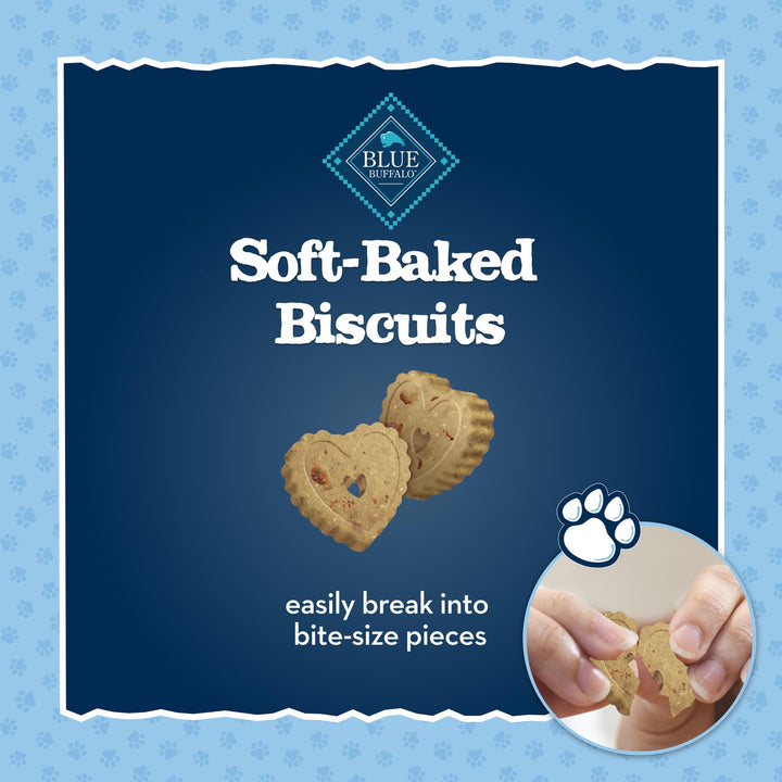 Blue Buffalo Baby BLUE Soft Biscuits with DHA, Natural Dog Treats for Puppies, Great for Training, with Chicken & Carrots, 8-oz. Bag 8 Ounce (Pack of 1)