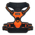 Dog Harness Dual Leash Attachment No-Pull Control Adjustable Soft but Strong Pet Harness For Medium And Large Dogs With 3M Reflective Technology - Orange, XS (Chest: 13 - 16") XS (Chest: 13 - 16") Harness (Orange Nylon)