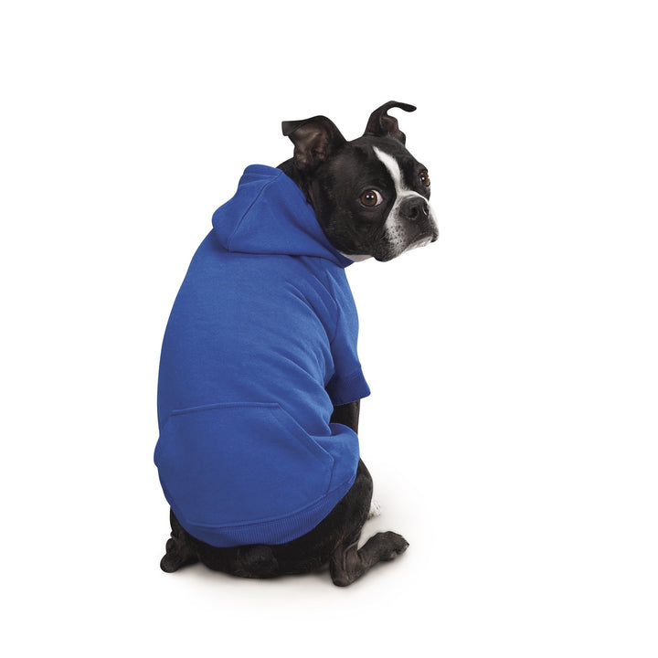 Zack & Zoey Basic Hoodie for Dogs, 20" Large, Nautical Blue