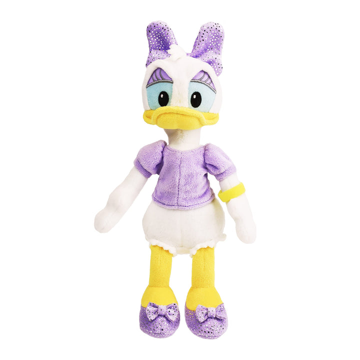 Disney Junior Mickey Mouse Small Plushie Stuffed Animal Daisy Duck, Kids Toys for Ages 2 Up by Just Play